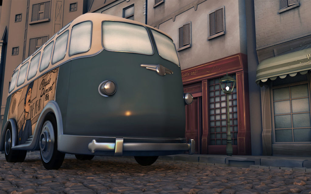 3D Van On Street | Academy of Interactive Entertainment